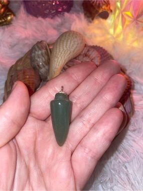 3/$25 Green Aventurine Drop Pendant